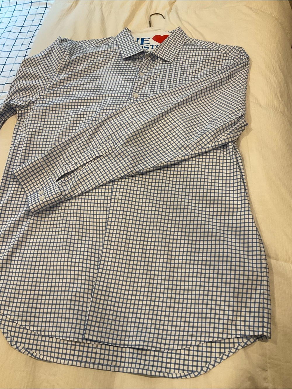 Ministry of Supply Blue Plaid Button Down. Size XXL Slim